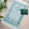 Conjunto de Cobertor de Seda Portátil de Alta Qualidade na Cor Preta Conjunto de Três Peças, Atacado Transfronteiriço Temu Dropshipping