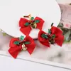Decoraciones navideñas más vendidas transfronterizas: lazos de cinta, adornos de campana, cajas de regalo, adornos para árbol de Navidad y kits de accesorios para manualidades