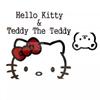 Pegatinas de pared de gato hellokitty dibujos animados lindo gatito rosa acrílico pegatinas de pared tridimensionales pared de fondo para habitación infantil
