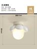 Luz de Corredor Simples Criativa Estilo Creme Decoração de Flores Romântica e Quente Luz de Cabeceira para Quarto Luz de Teto para Entrada