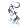 Pegatinas de Tatuaje Temporales de Flor Nueva de Colores para Brazo Transfronterizas, Rosa Roja Grande, Impermeables y a Prueba de Sudor, Pegatinas Temporales Desechables, Flores Realistas