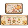 Alfombra de Cocina Temu Halloween Transfronteriza Alfombra de Entrada de Calabaza de Halloween Absorbente de Agua y Resistente a las Manchas Alfombra Larga para Pies