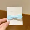 Pasador de Pelo con Lazo de Color Contrastante Macarrón Dulce Pinza Lateral para Flequillo Roto Pinza de Pato para Flequillo Pasador Lindo Accesorios para el Cabello