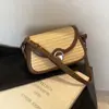 Bolso de Silla de Paja de Diseño Nicho Coreano Transfronterizo para Mujer 2026 Nuevo Bolso Casual Tejido de Verano Bolso de Hombro Único Cruzado
