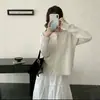 Cárdigan de Punto Suave y Pegajoso con Trenzado de Diamante para Mujer, Cuello Redondo, Chaqueta de Botones, Estilo Suave Primavera/Otoño 2026, Prendas de Punto Versátiles