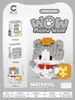 Bloques de Construcción de Muñecos de Dibujos Animados de Micropartículas, Juguetes Educativos para Niños, Regalos para el Día del Niño, Compatibles con Lego, Al Por Mayor