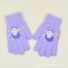 Guantes de Invierno de Dibujos Animados para Niños y Niñas, Tejidos de Dedos Completos, Cálidos, Forrados de Felpa, Sin Dedos, Lindos, Guantes de Ciclismo para Niños, Forrados de Felpa, Cálidos