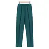 Pantalones de enfermera cintura elástica pantalones gruesos de invierno pantalones de trabajo médico de laboratorio pantalones finos de verano talla grande
