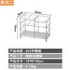 Soporte para cepillos de dientes, soporte de hierro sin perforaciones para cepillos de dientes, estante de almacenamiento para lavado de baño, soporte para cepillos de dientes eléctricos de escritorio para baño