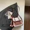 Mochila casual color block de moda estilo coreano 2026 nuevo modelo bolso cruzado estilo universitario mochila fresca estrellada moderno