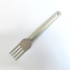 EDC titanio puro mango largo con cuchara dentada cuchara de aleación de titanio ligera vajilla para acampar al aire libre soporte logo cuchara tenedor cuchara