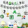 Suministro Exclusivo Transfronterizo de Decoraciones de Papel para Fiestas Temáticas de Fútbol Set de Decoración para Fiesta de Fútbol 2026 para Arreglos de Cumpleaños de Niños