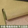 Tapete fresco de verão de rattan e grama de dupla face de seda gelada para quarto tapete fresco para cama de dormitório estudantil cobertura de cama de solteiro cama de casal cobertura de tapete fresco