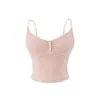 Camisola Sexy Estilo Desejo Puro para Garota Popular Novo Modelo Primavera/Verão 2026 com Bojos, Peça de Sobrepor, Top Doce e Cool com Ajuste na Cintura e Costas Abertas