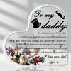 Día del Padre Nuevos Adornos Acrílicos Transfronterizos para Padre, Papá, Suegro Regalo Decoraciones de Escritorio Decoraciones para el Hogar