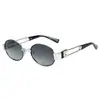 Ps33486 Gafas de Sol de Alto Gama con Nicho Ovalado Retro que Modifican la Forma del Rostro, Gafas de Sol Polarizadas de Metal Anti-UV