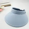 2026 Sombrero de Sol de Verano Nuevo Estilo para Deportes al Aire Libre para Mujer con Ala Ancha, Seda de Hielo Transpirable Estilo Coreano con Parte Superior Abierta