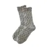 Calcetines de encaje sueltos hasta la mitad de la pantorrilla para mujer de primavera y otoño, calcetines suaves, estilo bosque de otoño e invierno, estilo pastoral, calcetines slouch casuales versátiles