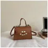 Bolso de Mano Pequeño de Moda y Lujoso para Mujer, Nuevo Bolso Kelly de Viaje con Estampado de Piedra, Bolso Versátil de Hombro y Cruzado, Moderno