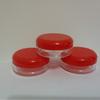 Caja de crema transparente de 15 g, envase para el cuidado de la piel, botella redonda para crema, botella para crema para niños