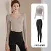 Roupas de Yoga Tops para Mulheres 2026 Novo Conjunto Esportivo Fitness Profissional Treinamento de Corrida Tamanho Grande Pilates Conjunto de Duas Peças