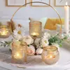 Suministrado Directamente por el Fabricante, Portavelas de Vidrio con Patrón de Girasol, Vaso Cilíndrico de Cera para Aromaterapia, Adorno de Decoración para el Hogar, Regalo de Vacaciones
