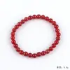 Moda europea y americana simple pulsera de ágata de cristal lujo ligero alto sentido pulsera tejida a mano con cuentas joyería mujeres al por mayor
