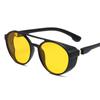 97373 Tendencia Europea y Americana Estilo Punk Nuevo Retro Gafas de Sol Redondas Gafas de Moda para Hombre y Mujer