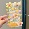 Pinza para el Cabello Estilo Coreano para Bebé, Pinza para Flequillo de Niños, Pinza Lateral para el Cabello, Pinza para la Frente de Niña, Adorno para la Cabeza y Accesorios para el Cabello Lindos