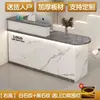 Balcão de Caixa Simples Moderno Ecológico com Gaveta de Grau E1 Barra de Balcão Adequado para Lojas de Roupas Pequenas Salões de Beleza Recepção