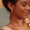 Amazon Transfronterizo Nuevo Diseño Collar con Forma de Corazón Collar de 26 Letras Moda para Mujer Versátil Regalo de Cumpleaños