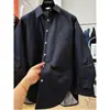 Chaqueta deshirt acolchada estilo coreano, estilo perezoso, holgada, casual para mujer en otoño e invierno, chaqueta acolchada de algodón elegante y ligera, chaqueta acolchada de algodón súper bonita