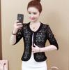 Verão Lace Pequeno Xale Casaco Curto para Todos os Fósforos das Mulheres com Saia Cheongsam Sling Cardigan Exterior Roupas de Proteção Solar da Mãe