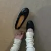 Zapatos planos pequeños súper suaves y favorecedores primavera/otoño 2026 estilo retro francés Mary Jane punta redonda poco profundos planos mocasines de ballet