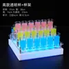 Vasos de cóctel luminosos y multicolores, perfectos para bares, pubs y locales de ocio; un juego de vasos para servir bebidas