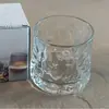 Vaso Cuadrado Giratorio Creativo de Vidrio para Whiskey, Licor, Cerveza, Hogar, Vaso Mezclador, Vaso para Licor de Bar, Vaso Tumbler