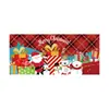Fábrica de Comercio Exterior Transfronterizo de Amazon Tela Colgante de Fondo Navideño Pancarta de Puerta Cubierta de Puerta Decoración Pareados Decoración Festiva Personalización
