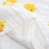 Toalha de banho de gaze de seis camadas Classe A toalha de gaze de algodão para bebê colcha de bebê cobertor de bebê fornecimento de origem