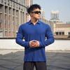 Nova De Rong Musculação Fitness Masculina Basquete Irmãos Treino Polo Solta Esportiva Manga Longa Camiseta Top para Cabelo