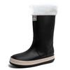 Nuevas Botas de Lluvia Japonesas y Coreanas para Niños Hombres y Mujeres Antideslizantes Resistentes al Desgaste Moda Zapatos de Goma para Niños Botas de Lluvia para Niños Medianos Niños Grandes con Forro Polar Zapatos para el Agua