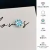 Acero Inoxidable 316L Titanio Gradiente Manual Flor Tachuelas de Oreja Tachuelas Hua Zi Cuidado del Agujero de la Oreja Tachuelas de Oreja Hélice del Hueso de la Oreja Adornos de Oreja Terminados