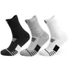 Calcetines de Baloncesto para Hombre con Suela de Toalla Engrosada Calcetines de Entrenamiento Terry Elite de Longitud Media Caña Alta Calcetines Deportivos para Correr al Aire Libre