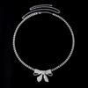AliExpress Accesorios Calientes para la Cintura Moda Diamante Sexy Lazo Cadena para la Cintura Lindo Combinable Cadena Corporal de Pedrería