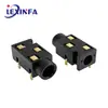 Ventas Directas de Fábrica Pj-320-3P-Dip Chapado en Oro Conector de Audio Plug-In de Cabeza de Cobre de 3.5 mm Socket para Auriculares