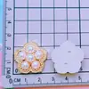 Pinza para el pelo con diamantes de imitación galvanizados, lazo de perlas, corazón, mariposa, dijes para zapatos, funda de teléfono, accesorios para ropa, piezas de plástico