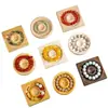 Bandeja de cuentas de madera maciza, herramienta de abalorios hecha a mano, bandeja de diseño para pulseras DIY, bandeja de exhibición y almacenamiento de joyería