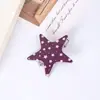Nuevos y Modernos Pasadores de Estrella y Lunares para el Cabello para Mujer, Pinzas Personalizadas de Moda para Flequillo Sin Marcas, Pinzas Laterales Sencillas, Dulces Accesorios para el Cabello