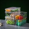 Juego de Cajas de Almacenamiento para Refrigerador, Cajas Organizadoras de Plástico de Grado Alimenticio, Transfronterizo de Amazon, con Tapa, Conservación Fresca, Sellado Doméstico