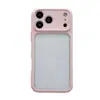Transformación instantánea en una funda transparente de gasa suave de 17 pulgadas, adecuada para Apple 17 Pro Max con ranuras para relleno de resina, acrílico para 15 pulgadas y para 11/12 pulgadas.