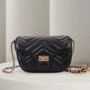 Chanel estilo losango novo estilo bordado nicho design elegante qualidade dourada corrente ombro mensageiro bolsa para as mulheres